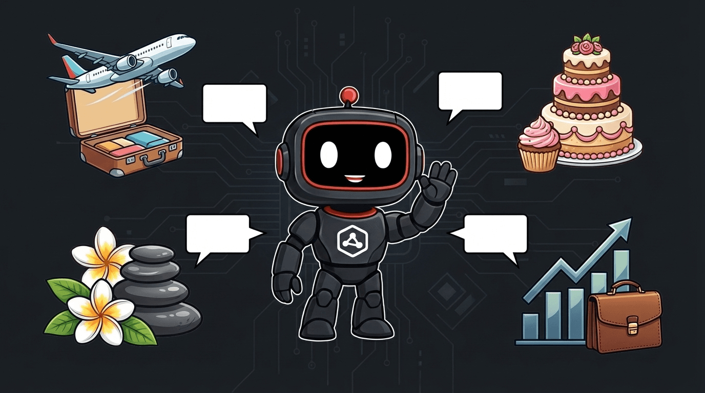 Nexi asistiendo a distintos tipos de negocio como agencias de viajes, spas, pastelerías y comercios