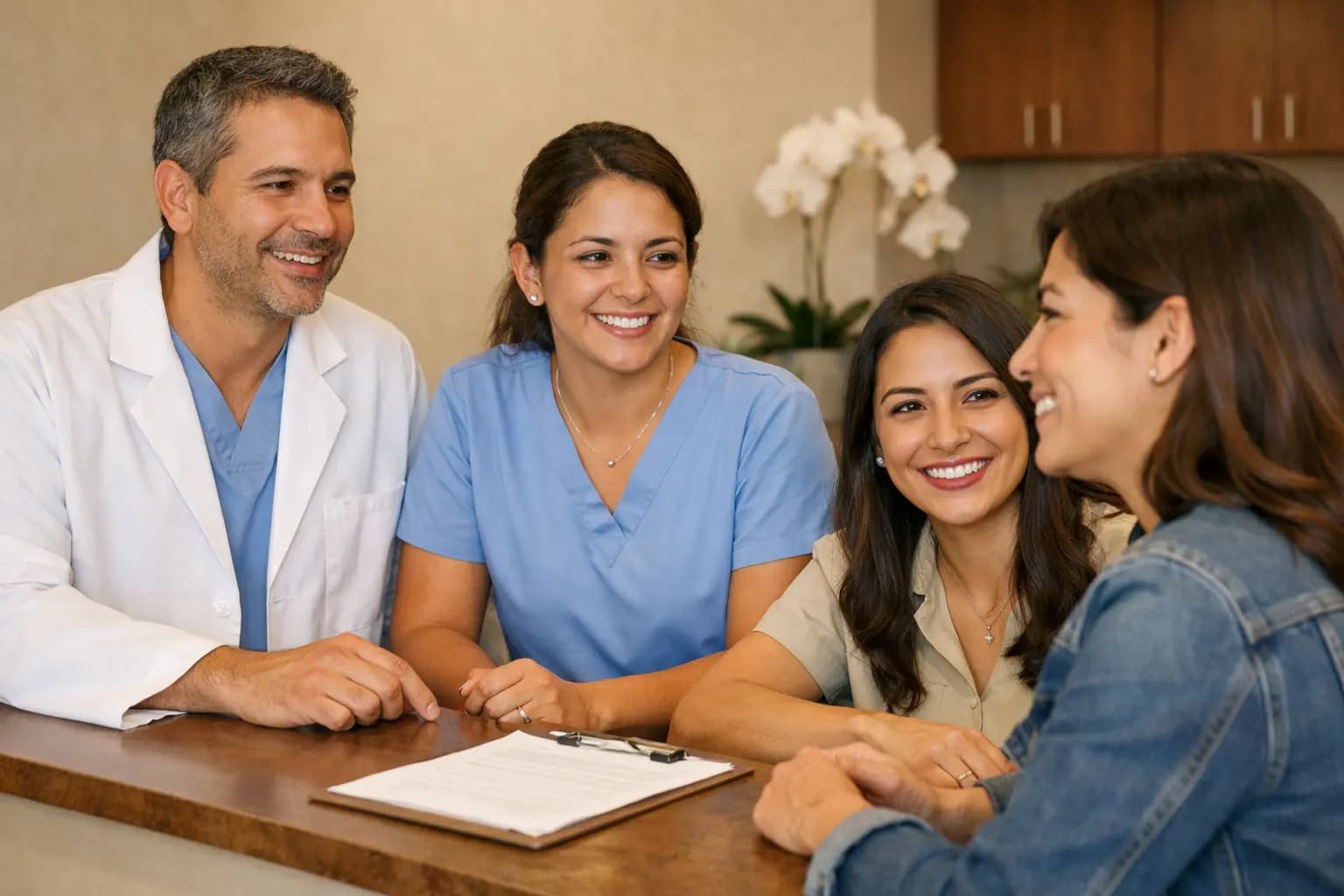 Atención real en clínica dental moderna