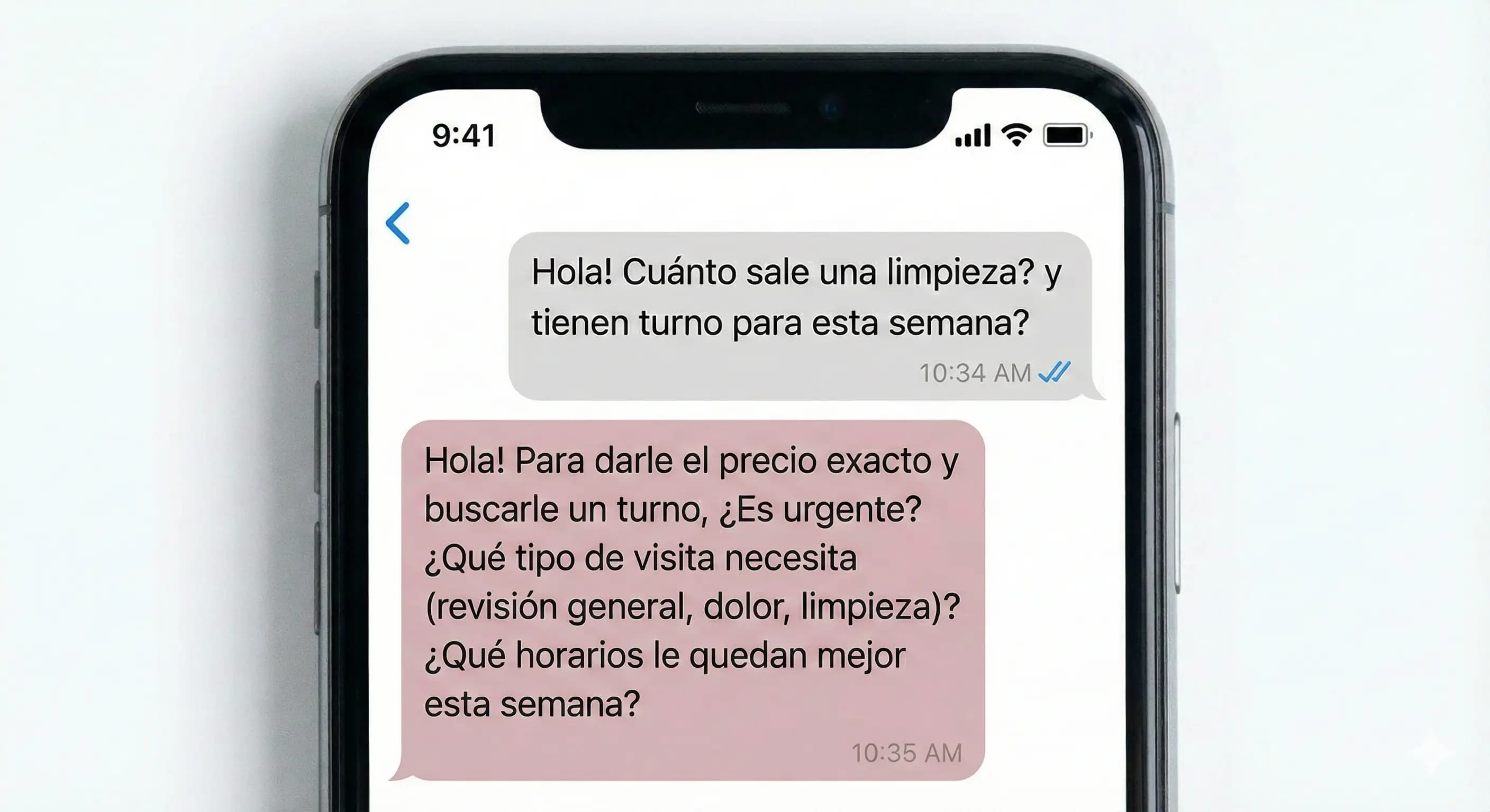 Paso 2 — Respuesta + filtro